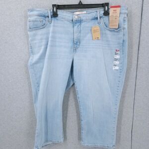 Levi's 311 Shaping Skinny Capri Stellar Stretch Jeans Pants Womens Size 22W NWT